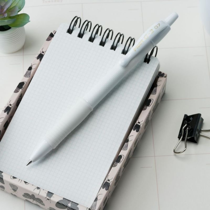 Bolígrafos de gel PILOT G2 Edge blanco 07 mm (12 unidades)