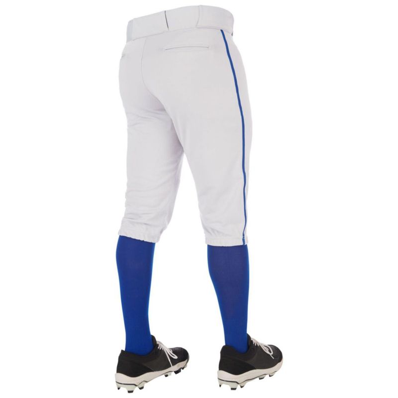 Pantalones de béisbol estilo knickers CHAMPRO Juvenil Mediano Blanco/Azul Royal