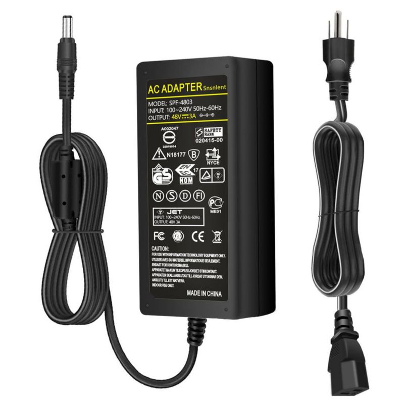 Fuente de alimentación Snsnlent 48V 3A 144W 100-240V