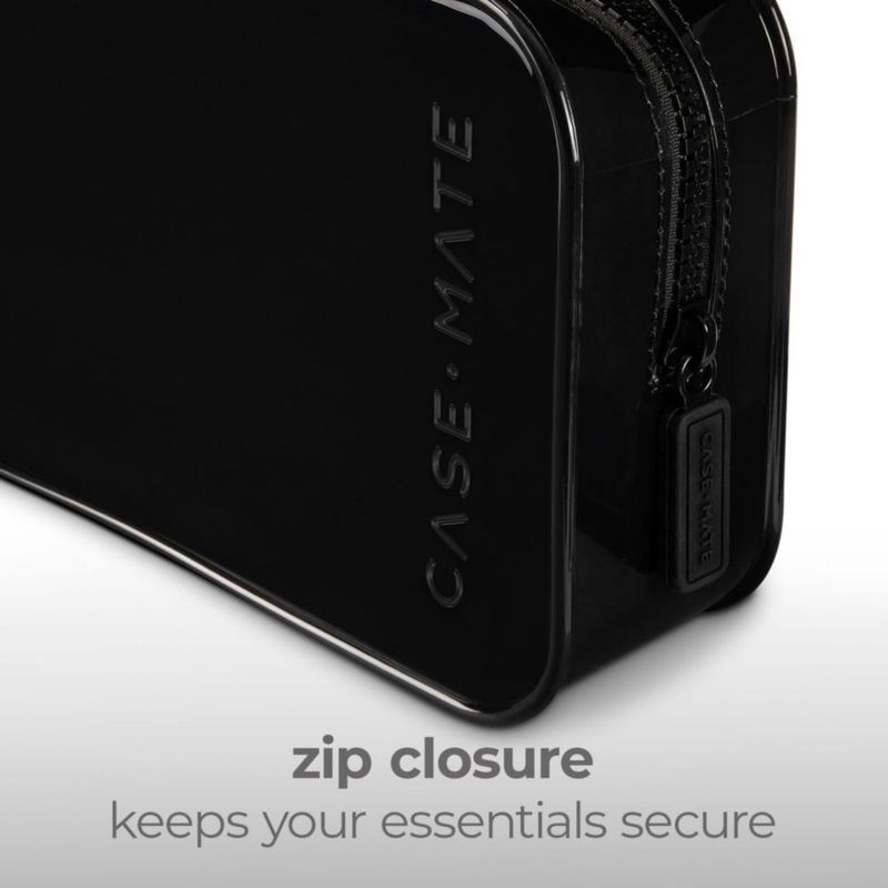 Neceser de Maquillaje Case-Mate 23x13x6 cm Impermeable Negro Medianoche