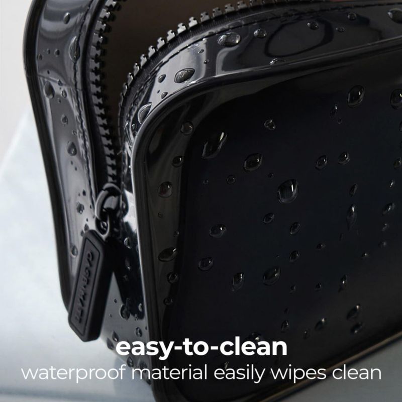 Neceser de Maquillaje Case-Mate 23x13x6 cm Impermeable Negro Medianoche
