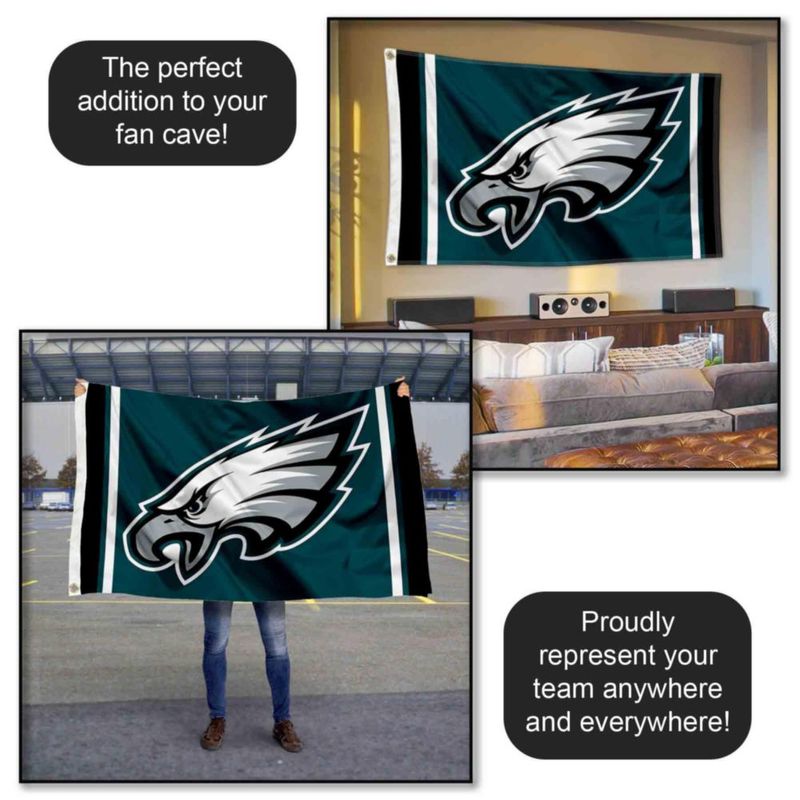 Bandera WinCraft Philadelphia Eagles 91 cm × 152 cm