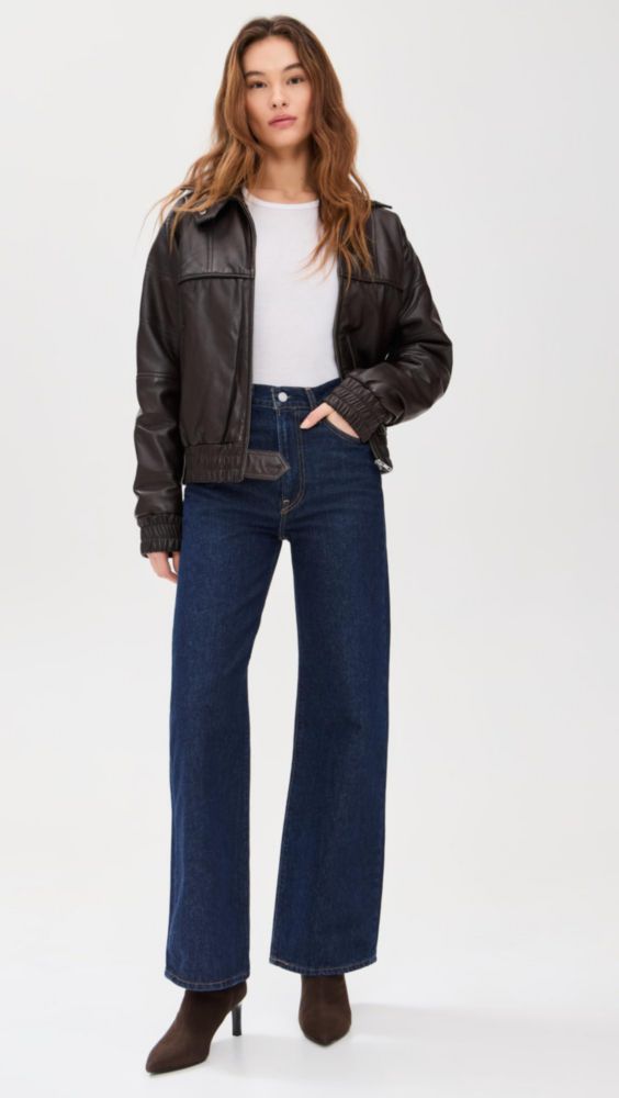 Levi's Jeans Ribcage Pierna Ancha 28 (81 cm) Vista Sombreada