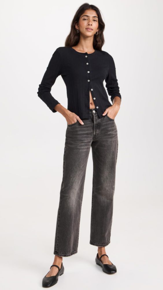 Bailarinas Madewell Greta Negro Intenso Talla 9 EE. UU.