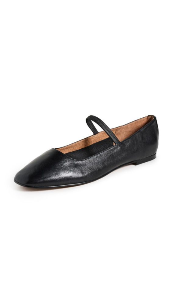 Bailarinas Madewell Greta Negro Intenso Talla 9 EE. UU.