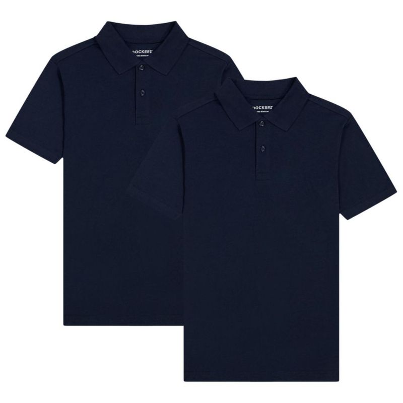 Pack de 2 polos DOCKERS azul marino talla 8
