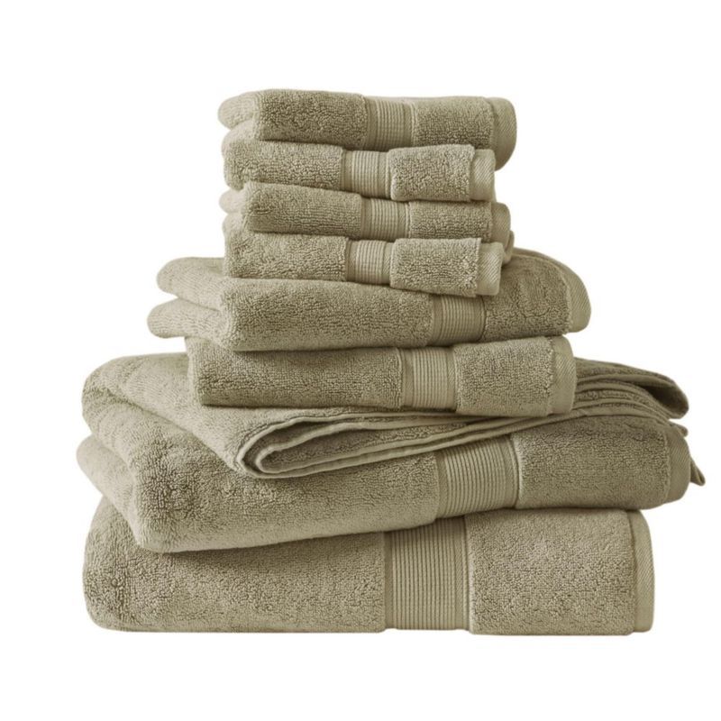 Juego de Toallas Madison Park 8 piezas 800 GSM Beige