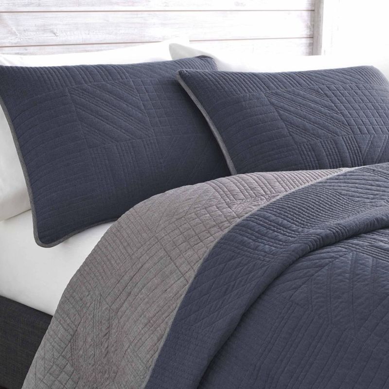 Juego de Edredón Eddie Bauer Queen 229 × 229 cm Azul 3 piezas