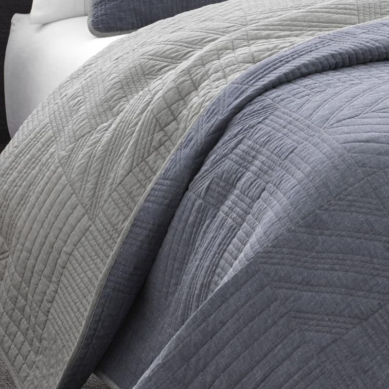 Juego de Edredón Eddie Bauer Queen 229 × 229 cm Azul 3 piezas