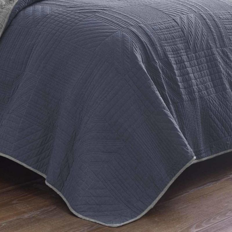 Juego de Edredón Eddie Bauer Queen 229 × 229 cm Azul 3 piezas