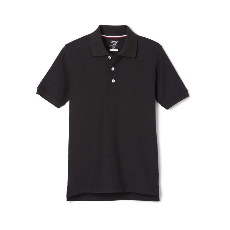 Polo French Toast XL Negro de Mezcla de Algodón