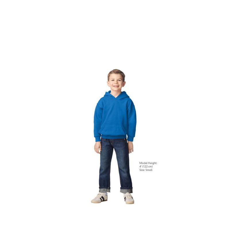 Sudadera con capucha Gildan G18500B Azul Real X-Large