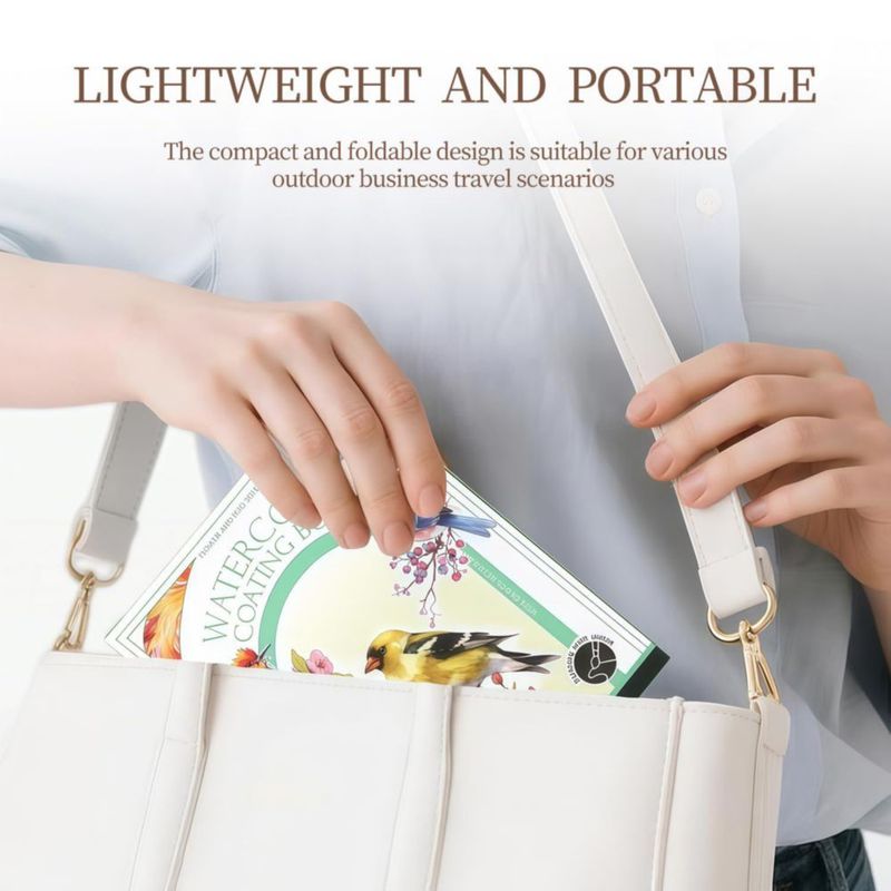 Libro de Acuarela NaTuGi Pack de 2 para Adultos - Kit de Colorear