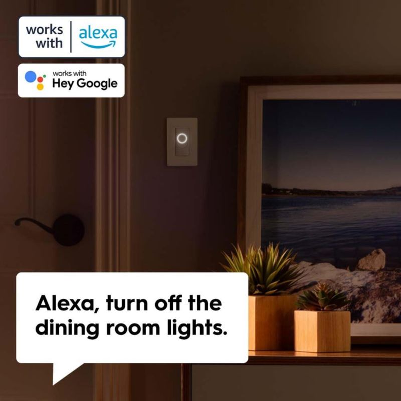 Interruptor inteligente Cync Dimmer con sensor de movimiento – paquete de 1 unidad
