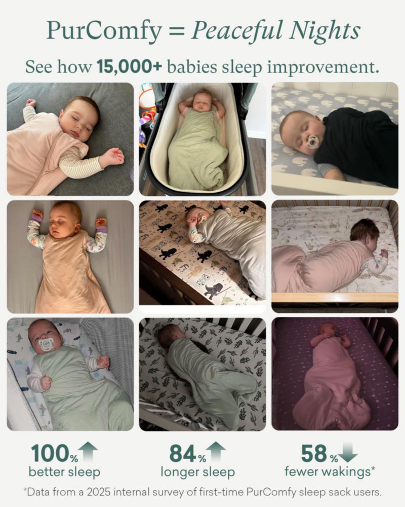 Saco de dormir PurComfy 1.0 TOG bambú 3-6 meses