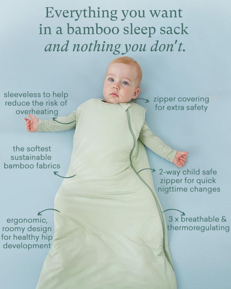 Saco de dormir PurComfy 1.0 TOG bambú 3-6 meses