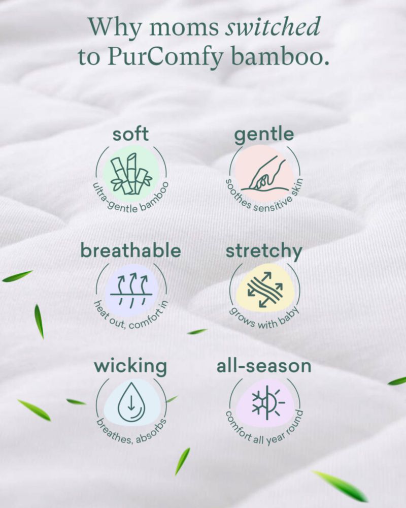 Saco de dormir PurComfy 1.0 TOG bambú 3-6 meses