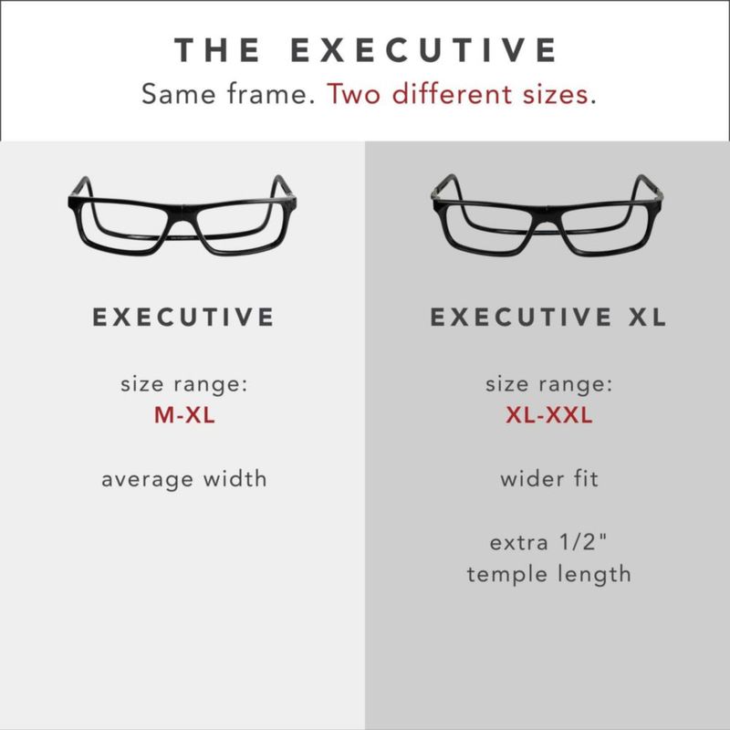 Gafas de Lectura Clic Executive XL con Banda Rígida