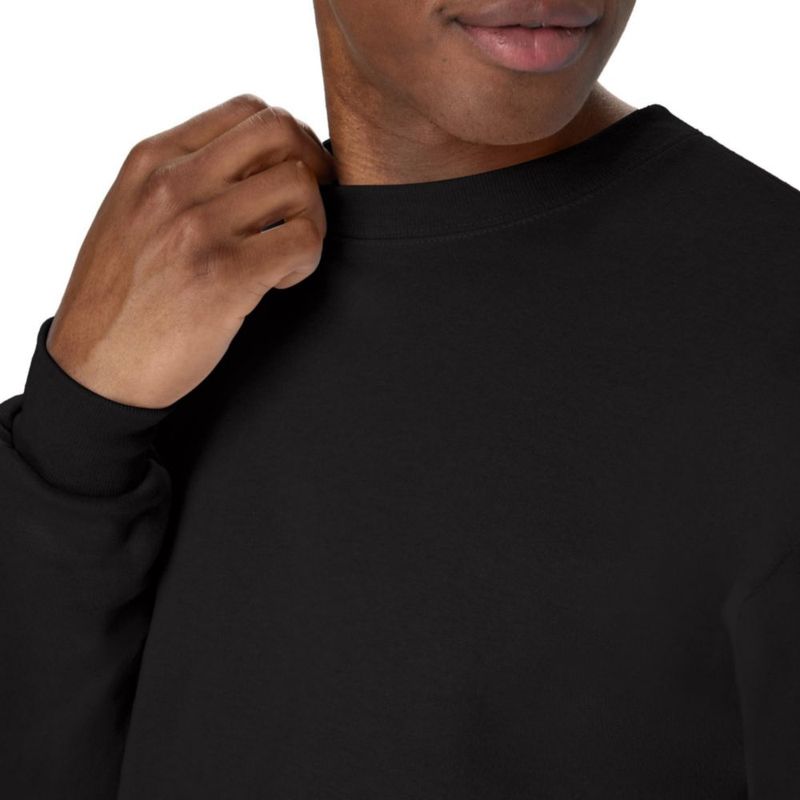 Sudadera Hanes 5XL Negra EcoSmart de Forro Polar