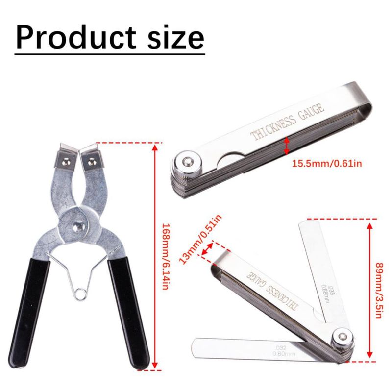 Kit de Herramientas para Anillos de Pistón MWMNUN 53‑175 mm (Compresor y Alicates)