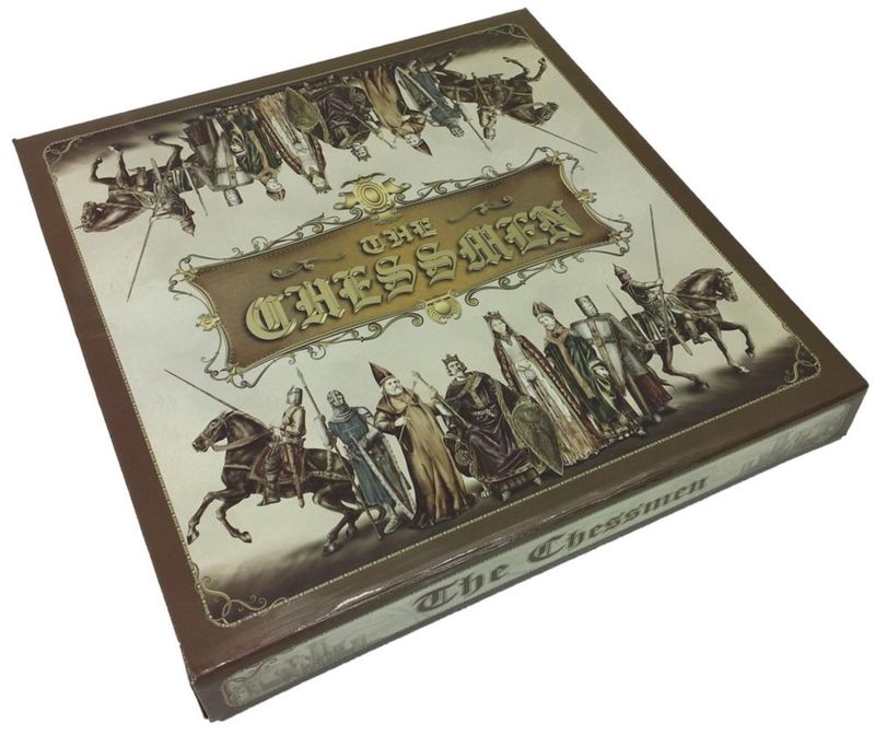 Juego de Ajedrez HPL 41 cm Anubis Negro Plata y Oro