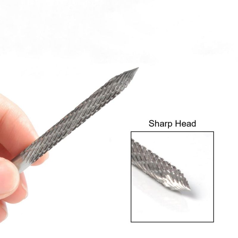 Broca de Carburo de Acero 6 mm para Reparación de Neumáticos Bonlting