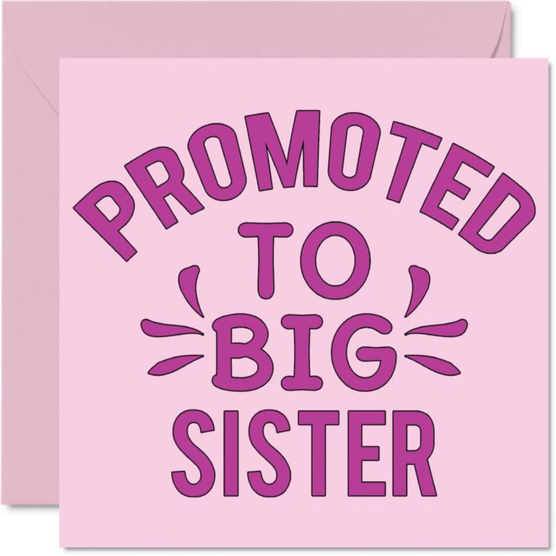 Tarjeta de Felicitación Stuff4 Promocionada a Hermana Mayor