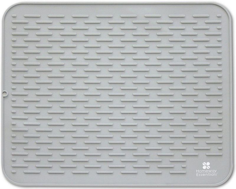 Tapete para secar platos Homeway Essentials 53x46 cm gris XL