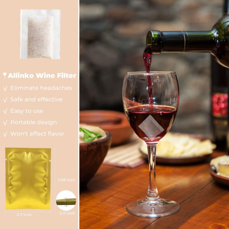 Filtros de Vino Allinko 72 unidades - Prevención de alergias