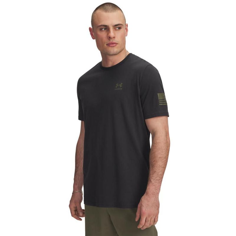 CAMISETA Under Armour Mediana Negro/Verde