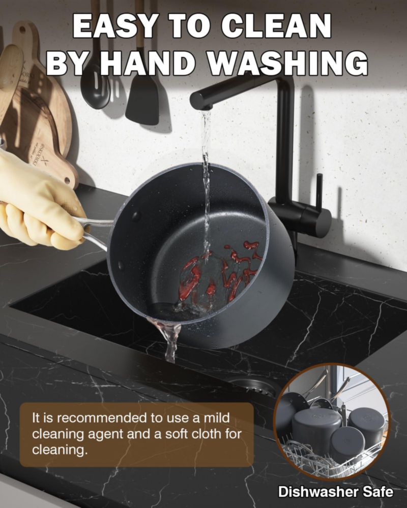 Cacerola Cooks Standard de 3 L antiadherente con tapa de vidrio