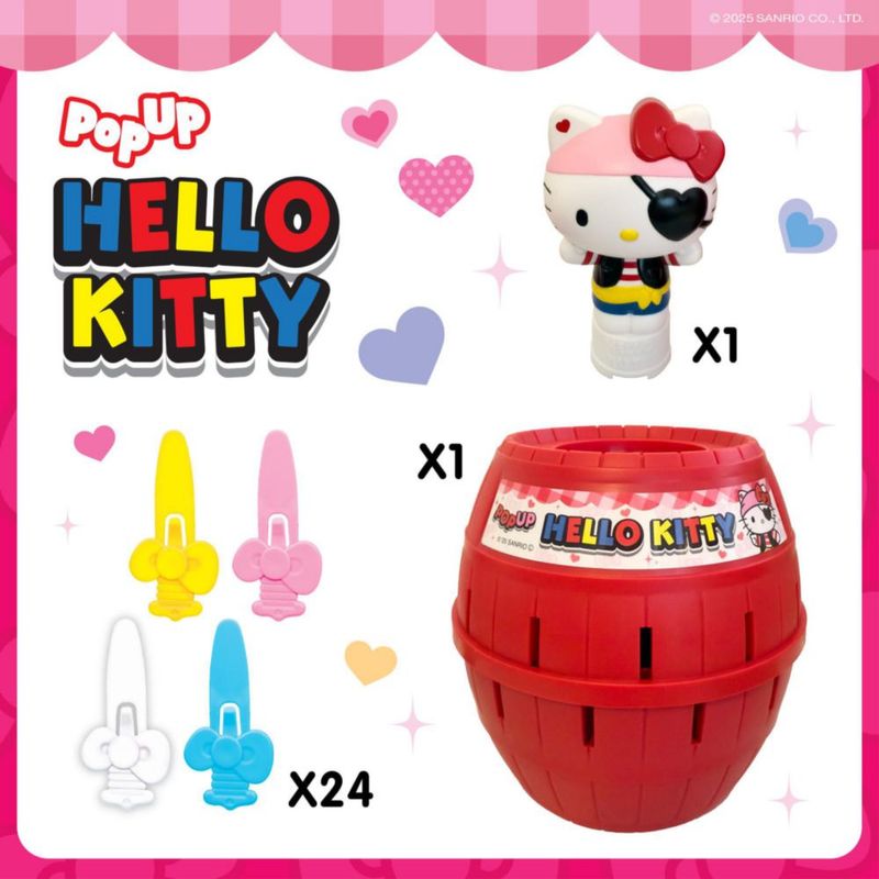 Juego de mesa TOMY Pop Up Hello Kitty de 2 a 4 jugadores