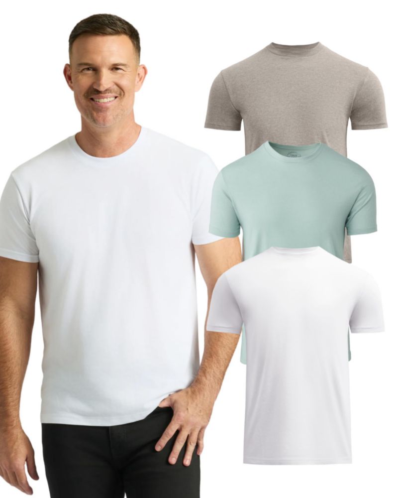 Camiseta True Classic 2XL Pack de 3 unidades manga corta cuello redondo