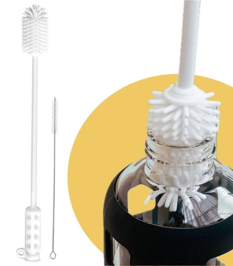 Cepillo para Botellas Purifyou 41 cm Set de Silicona con Cepillo Detallado