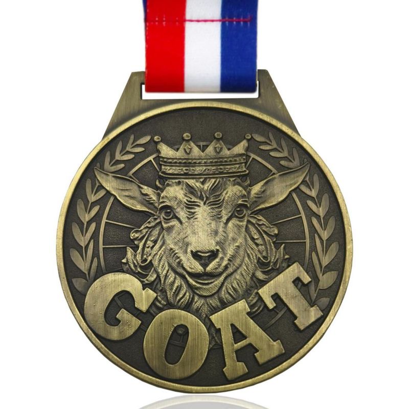 Medalla de Cabra YUJUE 76 cm Cadena de Premio al Campeón