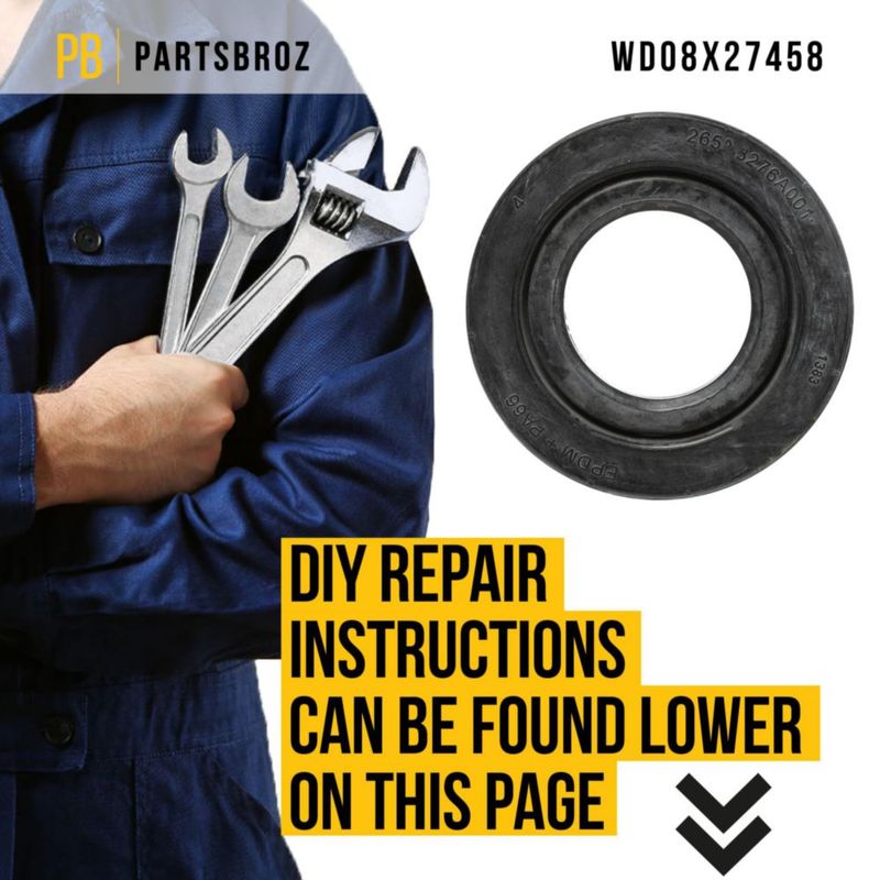 Junta Flotante para Lavavajillas PartsBroz WD08X27458 – Compatibles con GE Hotpoint y Haier
