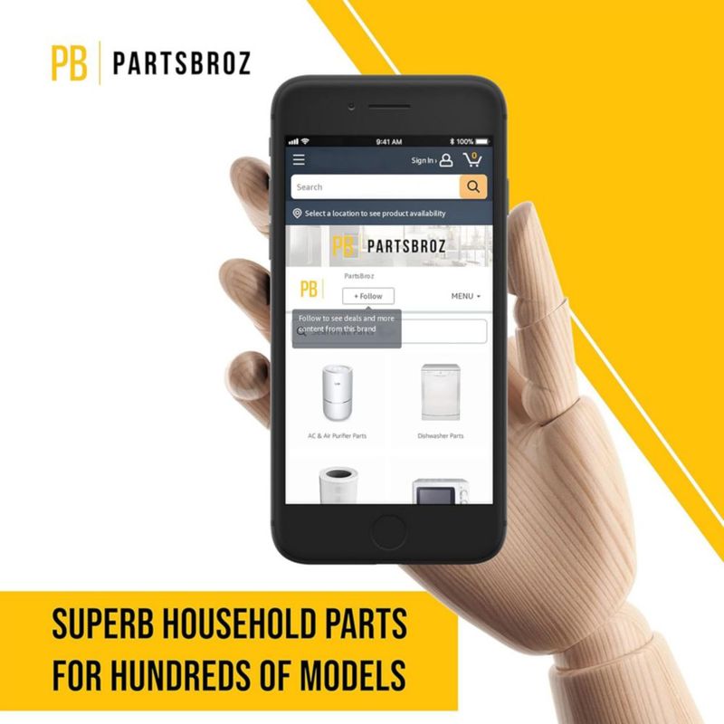 Junta Flotante para Lavavajillas PartsBroz WD08X27458 – Compatibles con GE Hotpoint y Haier