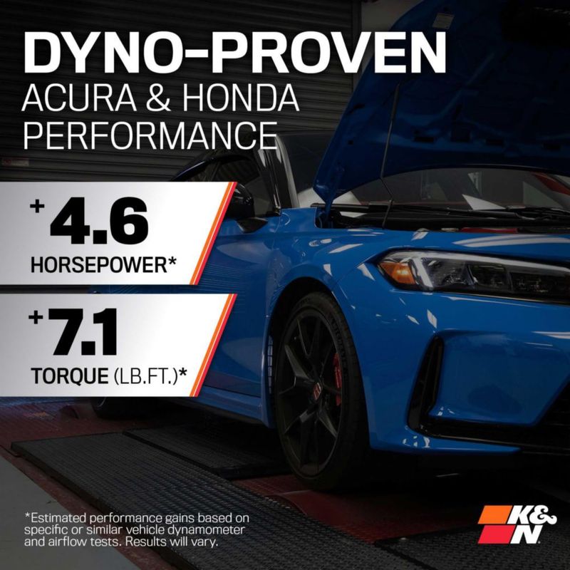 Sistema de admisión de aire K&N 69-1509TC para Acura/Honda 2022‑2026