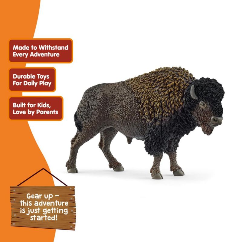 Figurita de Bisonte Schleich 14879 Vida Salvaje