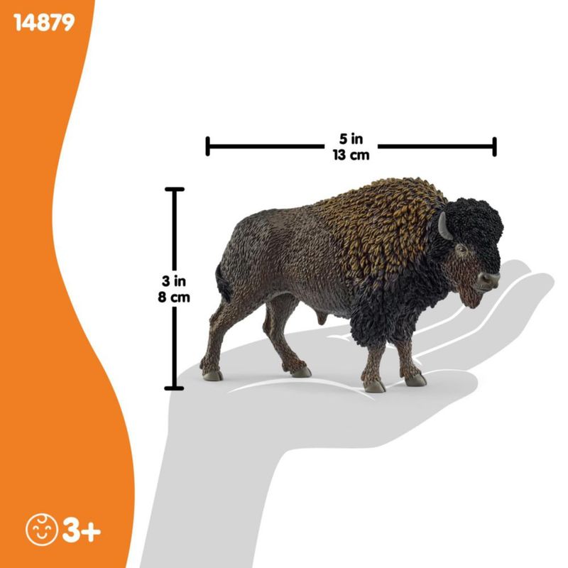 Figurita de Bisonte Schleich 14879 Vida Salvaje