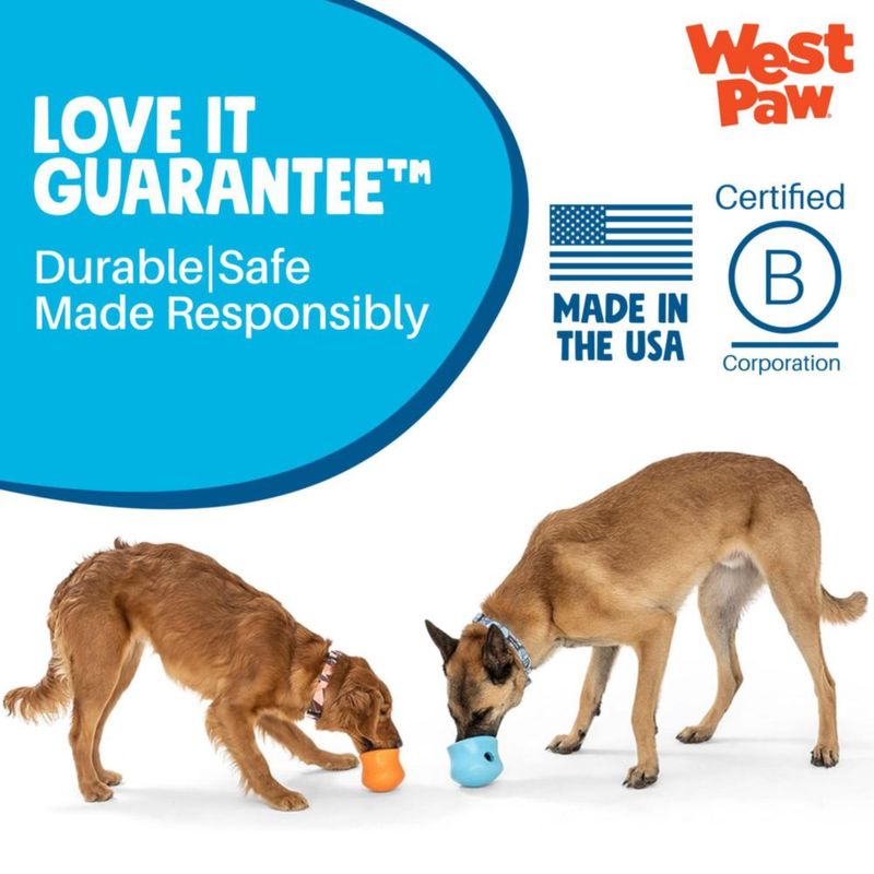 Juguete para perro WEST PAW Zogoflex Toppl grande amarillo