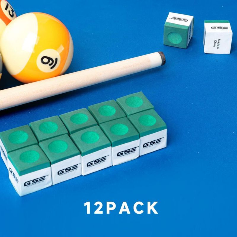 Tiza para Billar GSE Games & Sports Expert Pack de 12 Verde