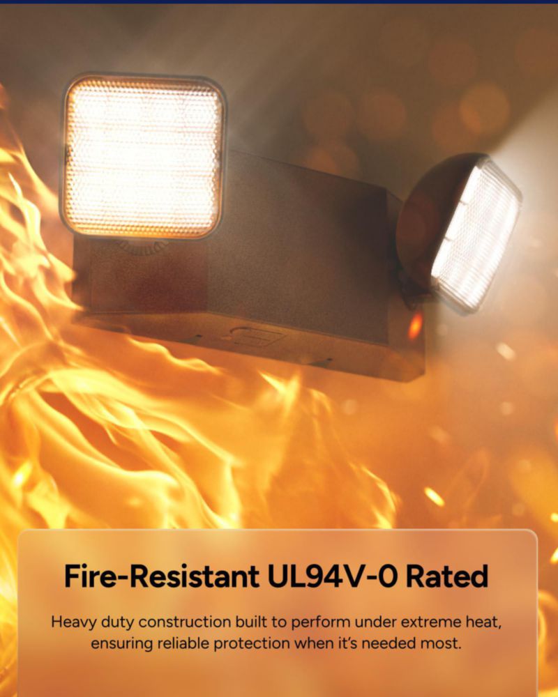 Luz de Emergencia Sunco Lighting - Pack de 6 unidades con respaldo de 90 min