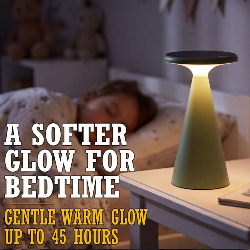 Lámpara Solar VerLuce Hongo Verde 45 h con Atenuación Continua