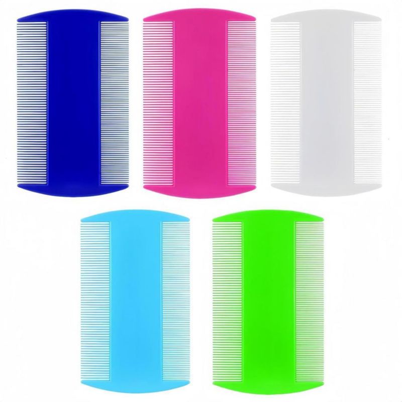 Peine para pulgas yumflan pack de 5 unidades 88 × 5 cm colores surtidos