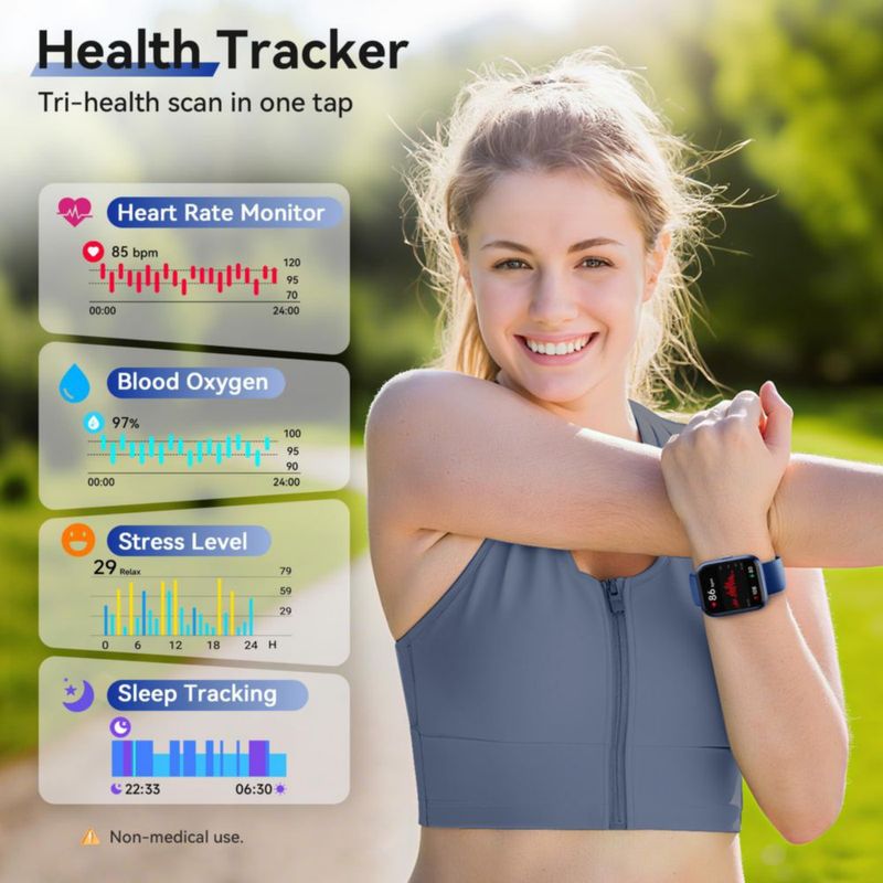 Reloj Inteligente Hingso 1.85" Llamadas por Bluetooth