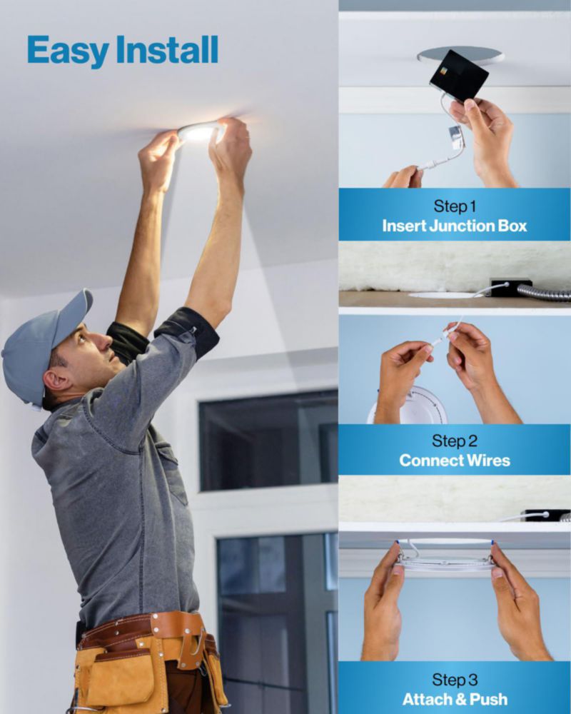 Luces empotradas LED Sunco Lighting de 10 cm regulables – Pack de 2