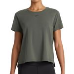 Camiseta Reebok para mujer talla grande verde Grit algodón elástico