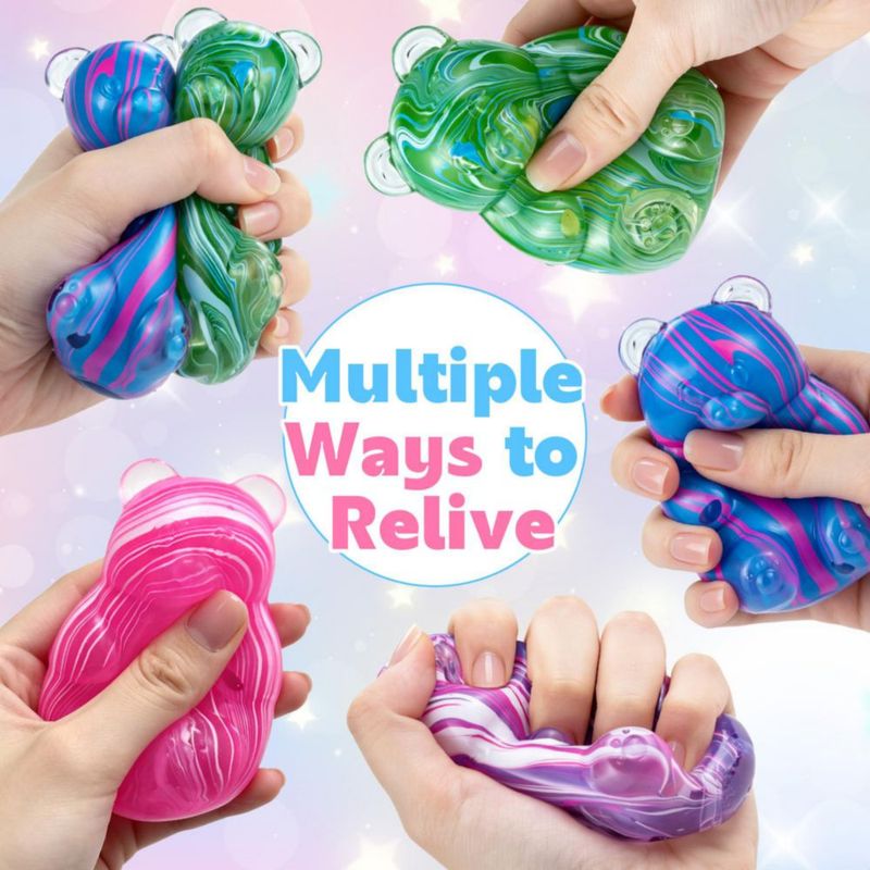 Juguete de Apretar Safoezy Oso Squishy Rosa