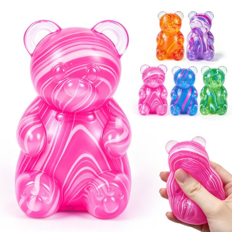 Juguete de Apretar Safoezy Oso Squishy Rosa